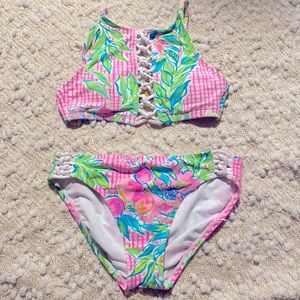 Lilly Pulitzer size 0 bikini bathing suit top & bottom